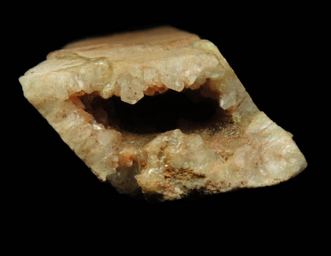 Quartz pseudomorph after Glauberite from Paterson, Passaic County, New Jersey