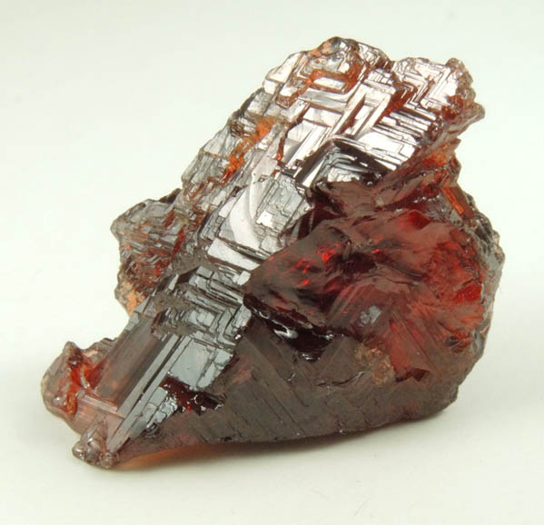 Spessartine Garnet (etched crystal) from Lavra Navegadora, Penha do Norte, Minas Gerais, Brazil