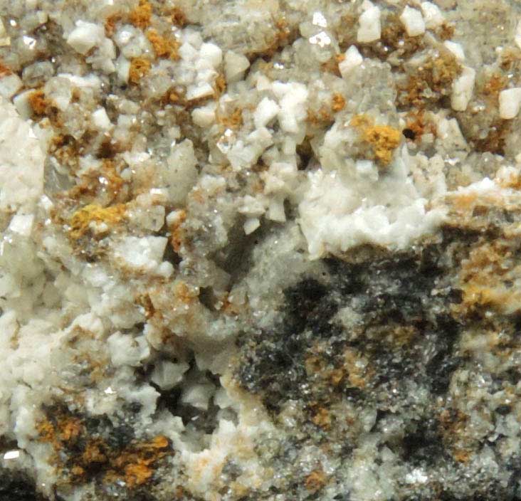 Otavite, Mimetite, Cerussite, Aragonite var. Tarnowitzite from Tsumeb Mine, Otavi-Bergland District, Oshikoto, Namibia (Type Locality for Otavite)