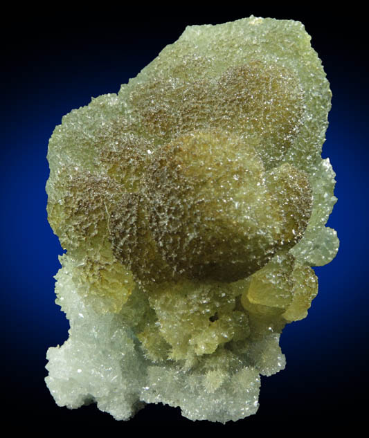 Smithsonite on Willemite from Djebel Nador, Constantine, Algeria