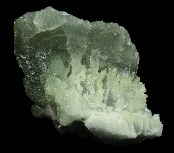 Smithsonite on Willemite from Djebel Nador, Constantine, Algeria