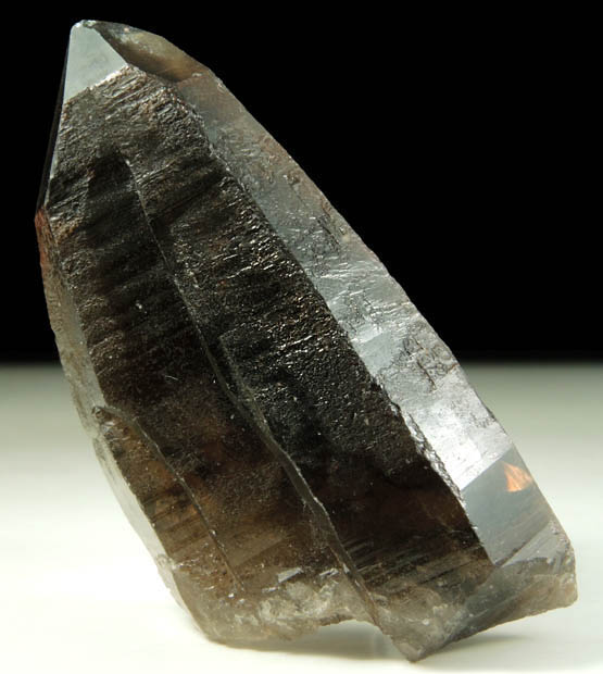 Quartz var. Smoky Quartz (Dauphin Law twinned) from Lake George District, Park County, Colorado