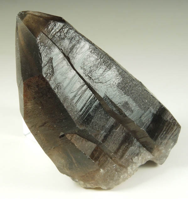 Quartz var. Smoky Quartz (Dauphin Law twinned) from Lake George District, Park County, Colorado