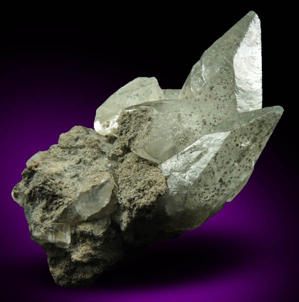 Calcite with Pyrite inclusions from New Sharon, Mahaska County, Iowa