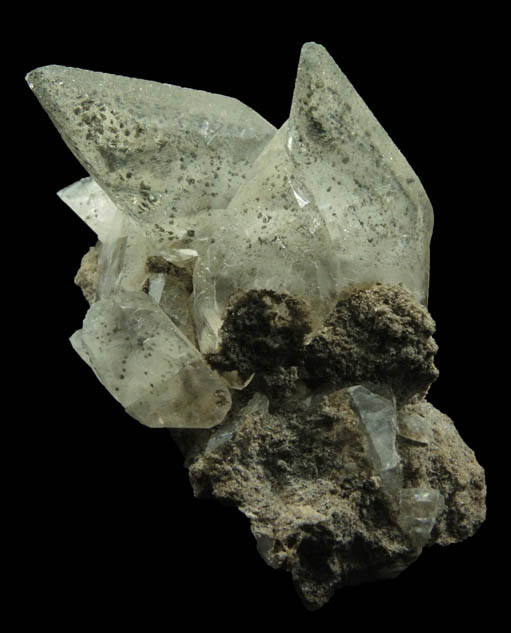 Calcite with Pyrite inclusions from New Sharon, Mahaska County, Iowa