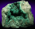 Malachite on Chrysocolla from L'Etoile du Congo Mine, Lubumbashi, Katanga Copperbelt, Haut-Katanga Province, Democratic Republic of the Congo