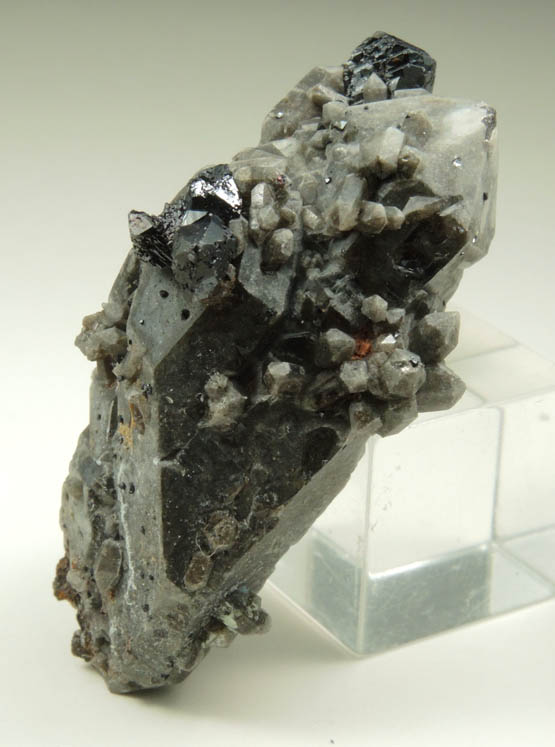 Brookite on Smoky Quartz from Magnet Cove, Hot Spring County, Arkansas