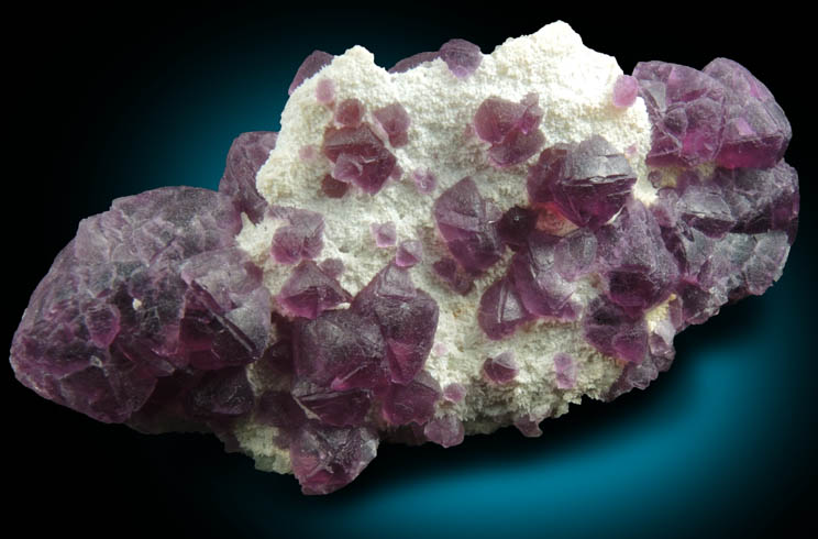 Fluorite on Quartz from Judith Lynn Claim, Pine Canyon, Grant County, New Mexico