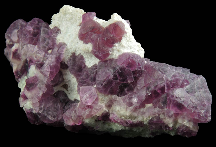 Fluorite on Quartz from Judith Lynn Claim, Pine Canyon, Grant County, New Mexico