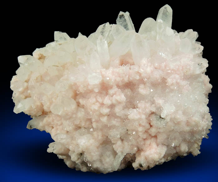 Rhodochrosite and Quartz from Cavnic Mine, Maramures, Romania