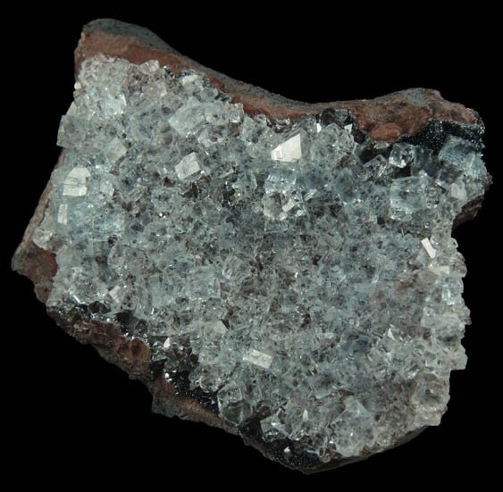 Fluorite, Hematite, Quartz from Ullcoats No. 1 Mine, Egremont, Cumbria, England