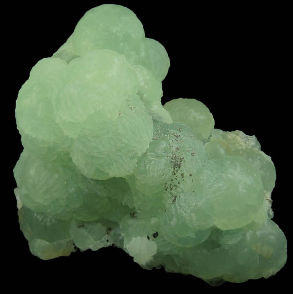 Prehnite from O and G Industries Southbury Quarry, Southbury, New Haven County, Connecticut