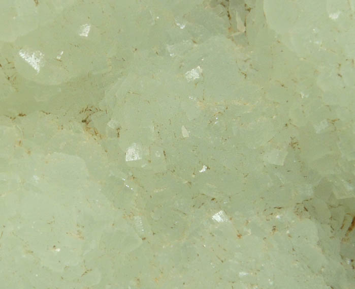 Prehnite from O and G Industries Southbury Quarry, Southbury, New Haven County, Connecticut