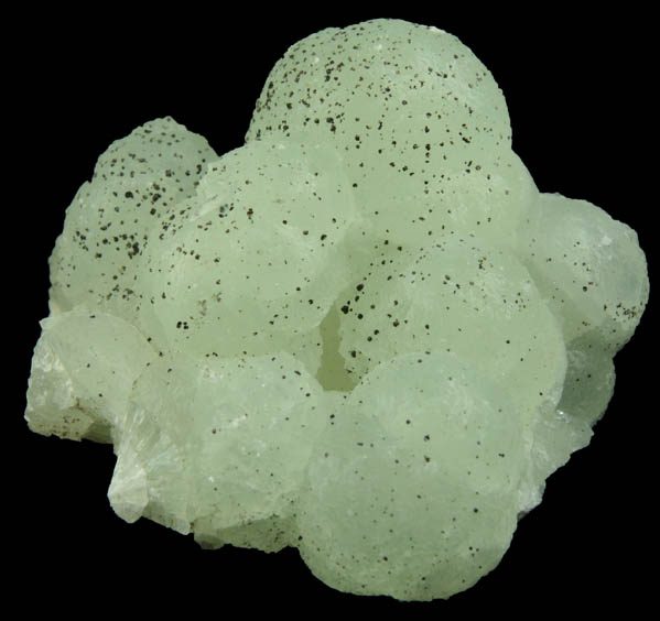 Prehnite with Pumpellyite(?) from O and G Industries Southbury Quarry, Southbury, New Haven County, Connecticut