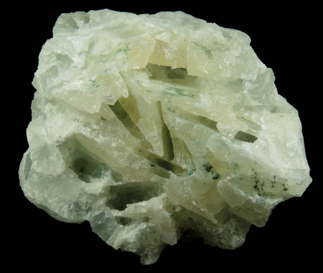 Prehnite with Pumpellyite(?) from O and G Industries Southbury Quarry, Southbury, New Haven County, Connecticut