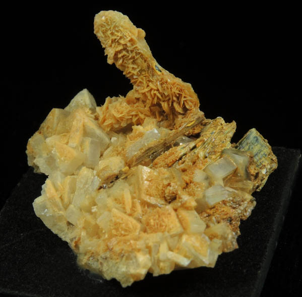 Barite over Stibnite from Roberts Level Mine, Moanataiari Valley, Thames, North Island, New Zealand