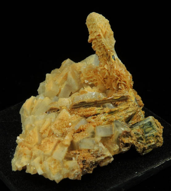 Barite over Stibnite from Roberts Level Mine, Moanataiari Valley, Thames, North Island, New Zealand