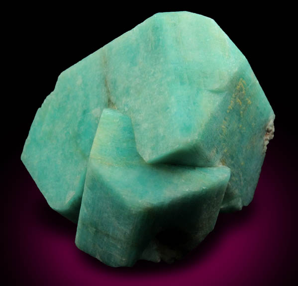 Microcline var. Amazonite from Lake George District, Park County, Colorado