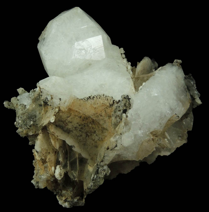 Analcime with pseudomorphic cavities after Pectolite from Millington Quarry, Bernards Township, Somerset County, New Jersey