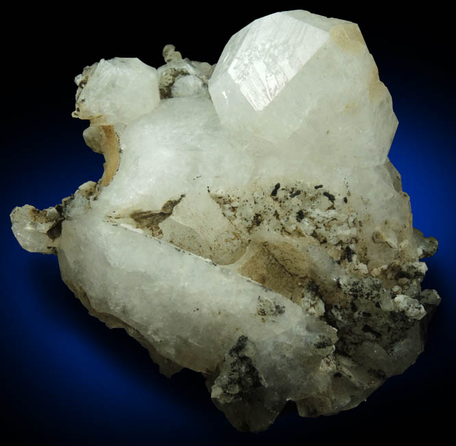 Analcime with pseudomorphic cavities after Pectolite from Millington Quarry, Bernards Township, Somerset County, New Jersey