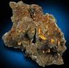 Descloizite on Wulfenite with Quartz coating from Finch Mine, north of Hayden, Banner District, Gila County, Arizona