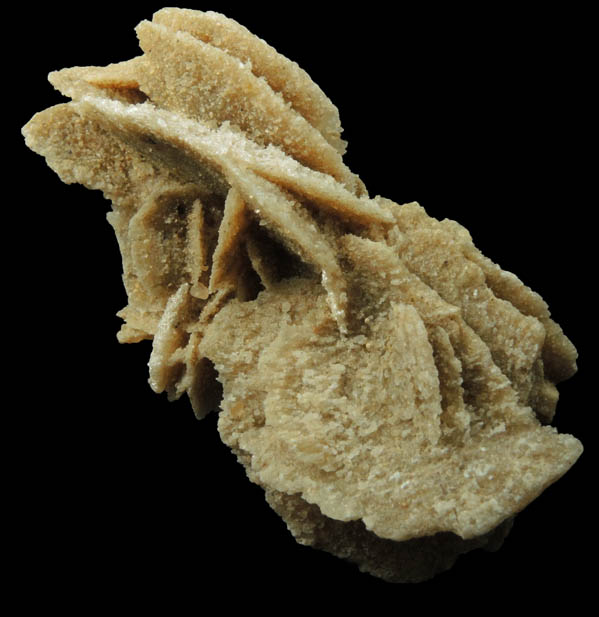 Gypsum with sand inclusions from Dhahran, Mintaqah Ash Sharqiyah, Saudi Arabia