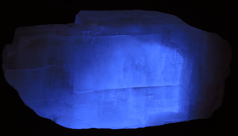 Calcite (fluorescent and phosphorescent) from near Lampasas, Burnet County, Texas