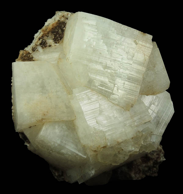 Apophyllite with minor Calcite from Upper New Street Quarry, Paterson, Passaic County, New Jersey