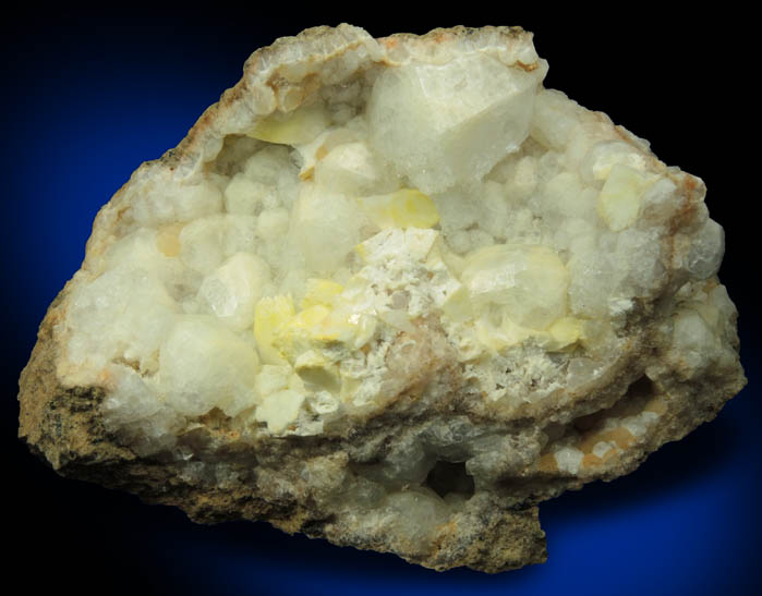 Analcime with Laumontite pseudomorphs after Apophyllite from North Table Mountain, Golden, Jefferson County, Colorado