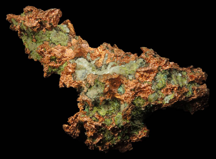 Copper (native copper) from Keweenaw Peninsula Copper District, Michigan