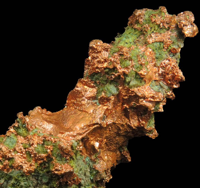 Copper (native copper) from Keweenaw Peninsula Copper District, Michigan