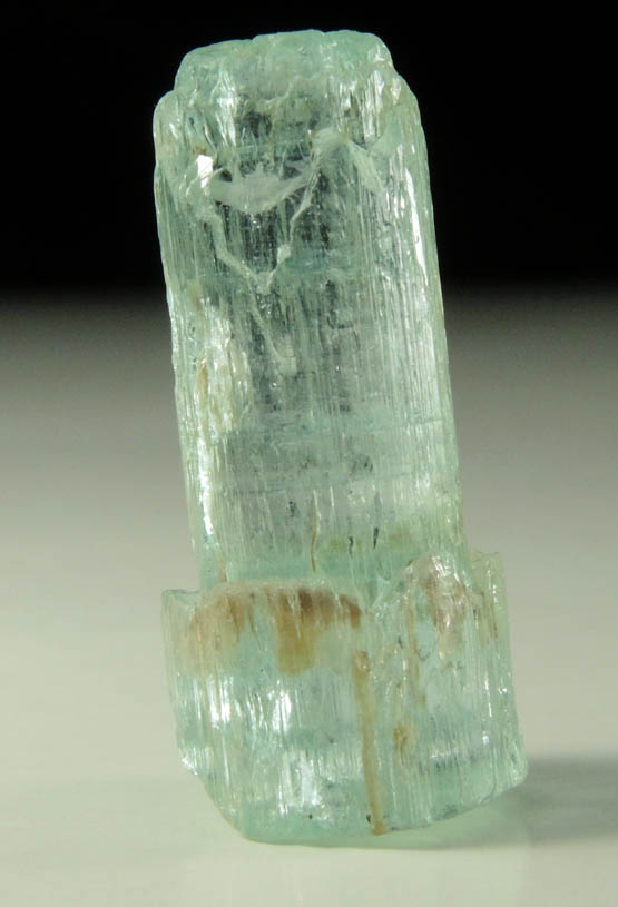 Beryl var. Aquamarine (reverse scepter) from Minas Gerais, Brazil