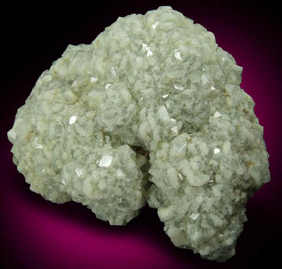 Apophyllite on Prehnite from Millington Quarry, Bernards Township, Somerset County, New Jersey