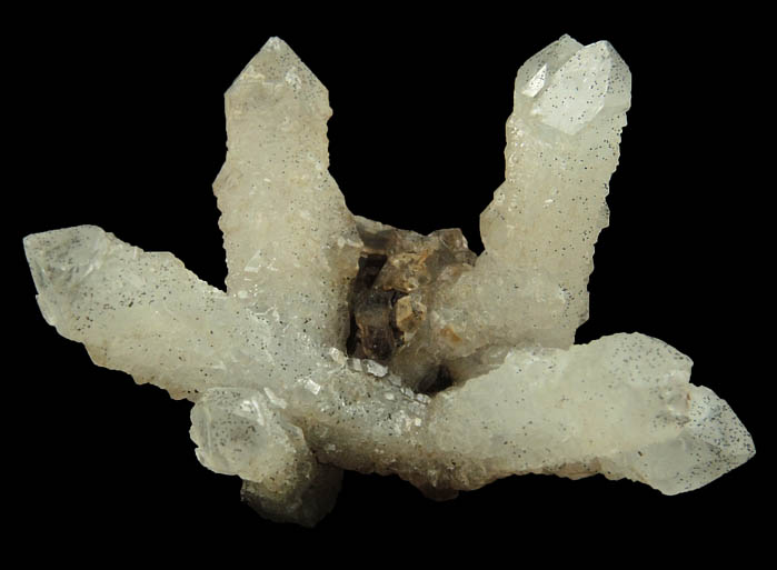 Quartz with Hematite (?) microcrystals from Iron Cap Mine, Aravaipa District, Graham County, Arizona