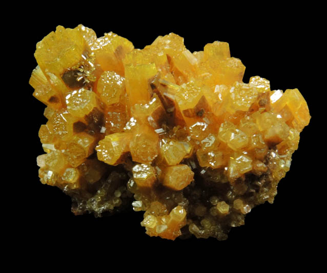 Pyromorphite from Bunker Hill Mine, 9th Level, Jersey Vein, Coeur d'Alene District, Shoshone County, Idaho