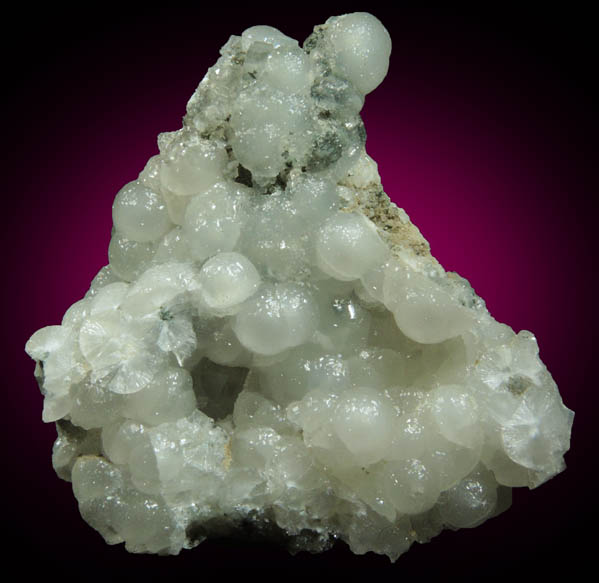 Prehnite (white) from O and G Industries Southbury Quarry, Southbury, New Haven County, Connecticut