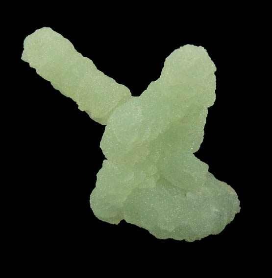 Prehnite pseudomorphs after Anhydrite from Millington Quarry, Bernards Township, Somerset County, New Jersey