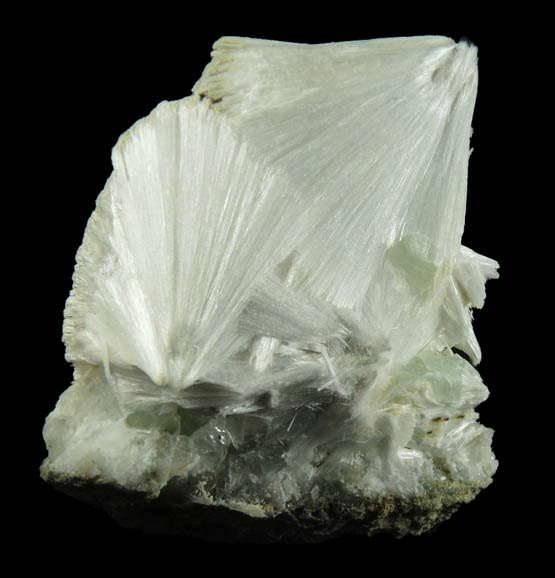 Pectolite from Upper New Street Quarry, Paterson, Passaic County, New Jersey