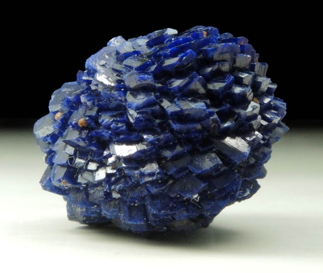 Azurite nodule from Hanover #2 Mine, Grant County, New Mexico