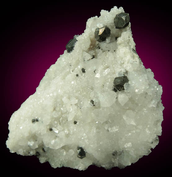 Tetrahedrite var. Schwazite on Dolomite from St. Gertraudi, Brixlegg, Nordtirol, Austria