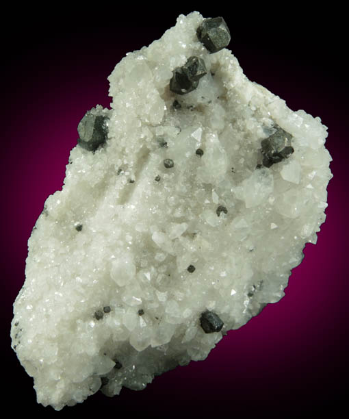 Tetrahedrite var. Schwazite on Dolomite from St. Gertraudi, Brixlegg, Nordtirol, Austria