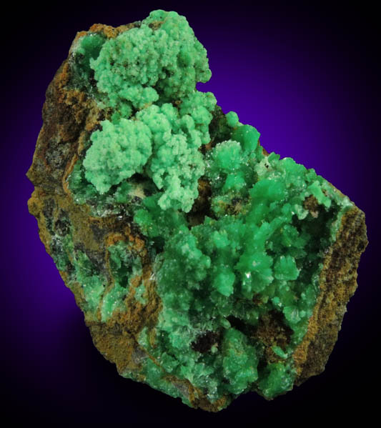 Annabergite from Kamareza Mine, Lavrion (Laurium) Mining District, Attica Peninsula, Greece