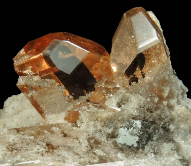 Topaz and Bixbyite on rhyolite from Thomas Range, Juab County, Utah (Type Locality for Bixbyite)