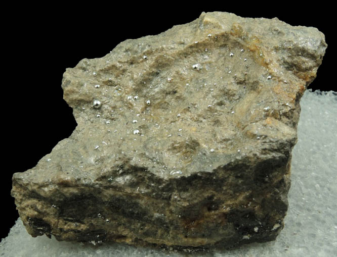 Native Mercury from Socrates Mine, 19.4 km NNE of Healdsburg, Sonoma County, California