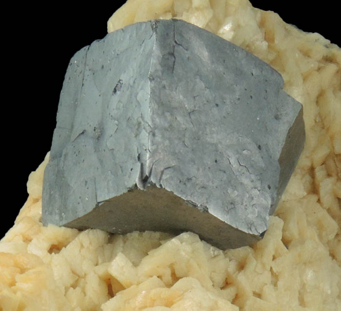 Galena on Dolomite from (Smallcleugh Mine), Alston Moor, Cumbria, England