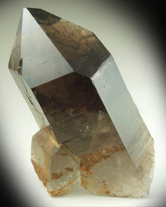 Quartz var. Smoky Quartz (Dauphin Law Twinned) from Canton Uri, Switzerland