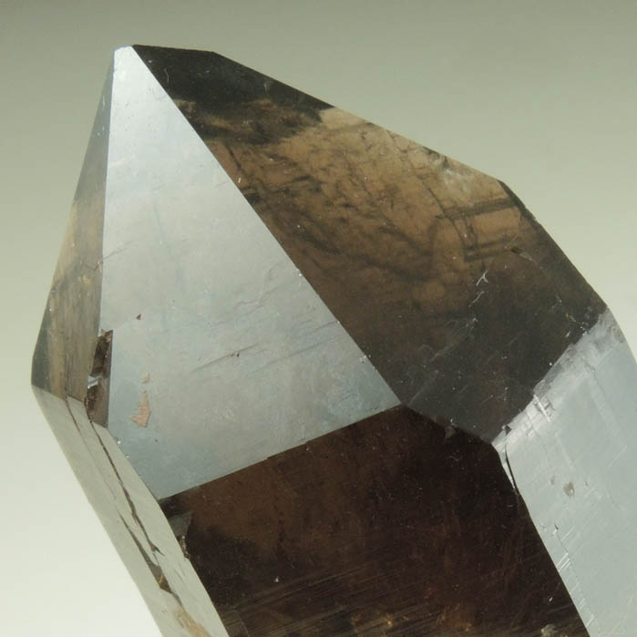 Quartz var. Smoky Quartz (Dauphin Law Twinned) from Canton Uri, Switzerland