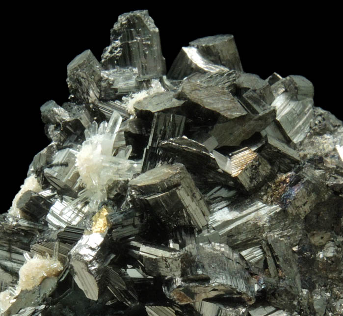 Enargite with Quartz from Butte District, Summit Valley, Silver Bow County, Montana