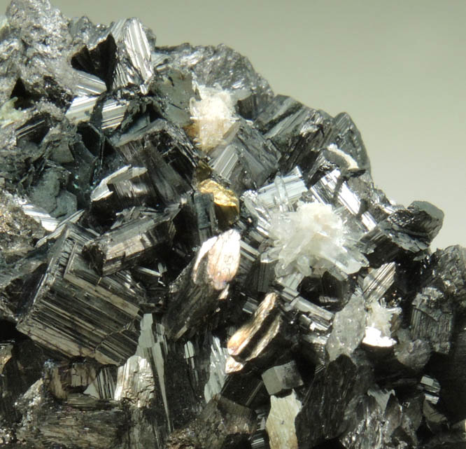 Enargite with Quartz from Butte District, Summit Valley, Silver Bow County, Montana