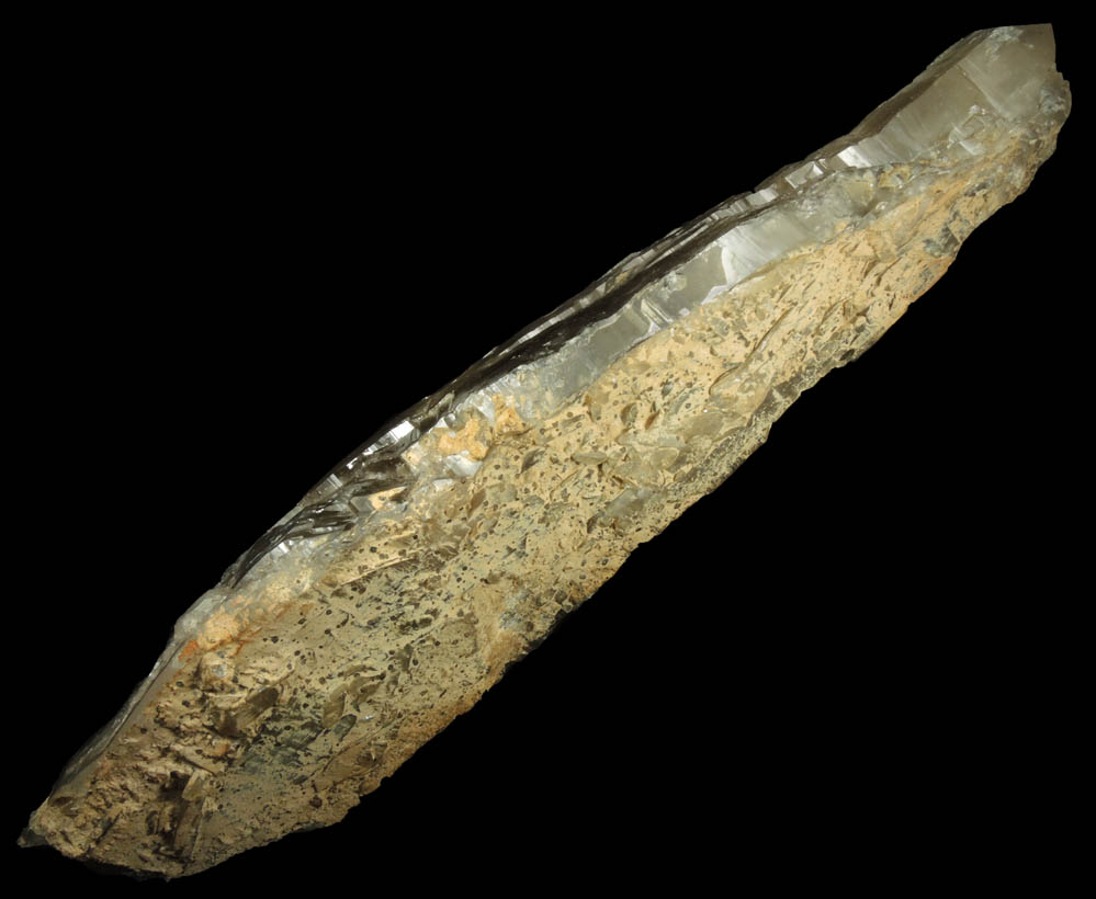 Quartz var. Smoky Quartz from North Moat Mountain, Bartlett, Carroll County, New Hampshire